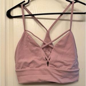 Lululemon lace up bra size 10 purple/pink